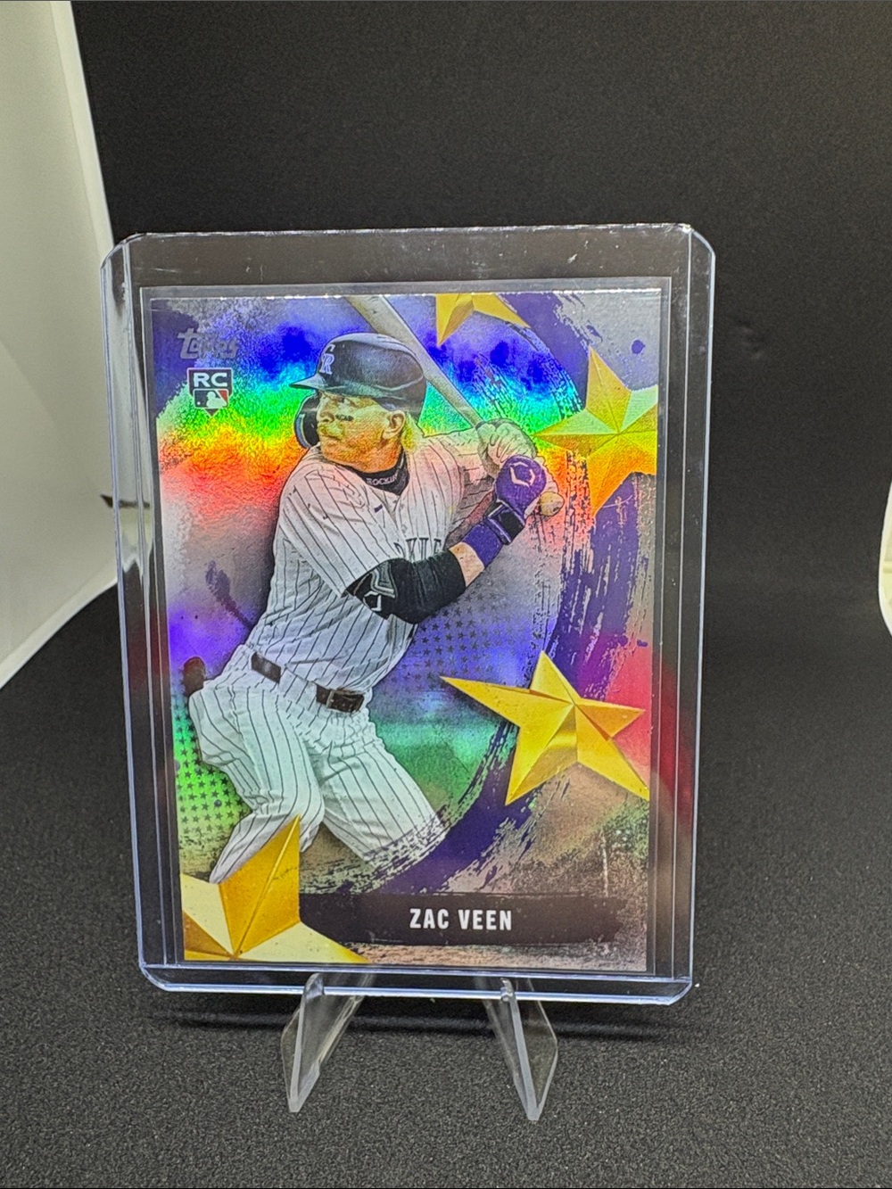 Topps Holographic Zac Veen Stars of MLB Rookie Baseball Card
